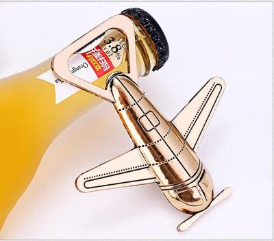 China Stored Antique Romantic Airplane Bottle Opener Wedding Favor Gift Guest Present for sale