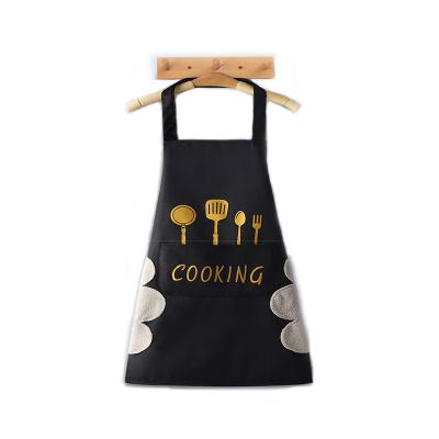 China Cleaning 2023 New European And American Style Cotton Apron Simple  Cooking Food Man Work Garden Bib Chef Kitchen Apron for sale