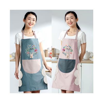 China Cleaning New Design Kitchen Aprons Hotel Aprons With Customized Logo for sale