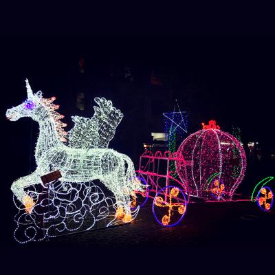 China Christmas Decoration Christmas Reindeer LED Pattern Outdoor Working Acrylic Light for sale