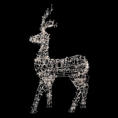 China Outdoor Christamas Decoration Christmas Strip 3D Reindeer LED Pattern Running Light for sale