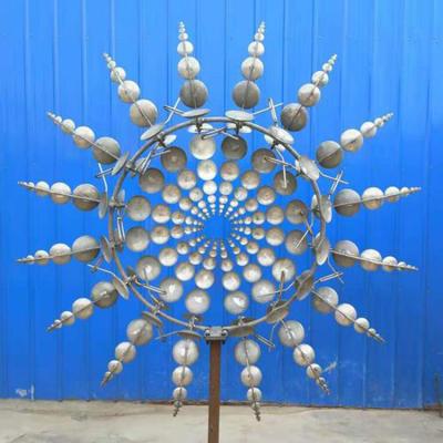 China Europe Big Wind Sculpture Stainless Steel Kinetic Metal Sculpture For Decorative Outdoor Garden for sale