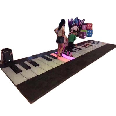 China Color rainbow perform 2020 stage interactive piano stand LED piso musical lights for stage decor for sale