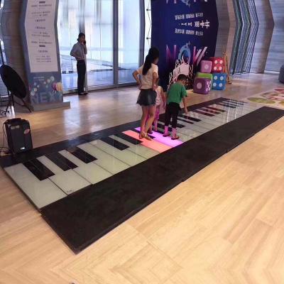 China Outdoor led giant color rainbow effect disco dance lights floor piano stand piano for sale for sale