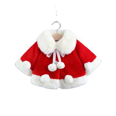 China Breathable Baby girl fur coat Girls 2023 children's winter new fur coat shawl coat thickened and fleece for sale