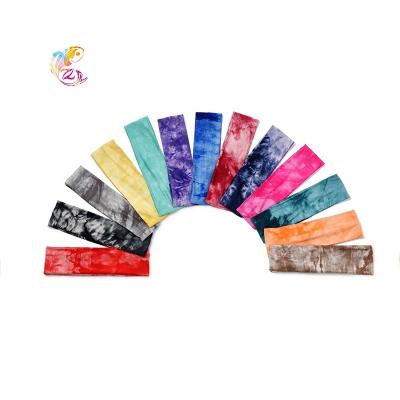 China ZY Newborn Fontanelle Protective Hair Decoration ZY Baby Bow Headband Hair Accessories Solid Color Headdress Elastic Simple Custom for sale