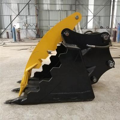 China Hydraulic Crawler Excavator Chinese Excavator Grapple Bucket Thumb For EC135 EC150 EC170 for sale