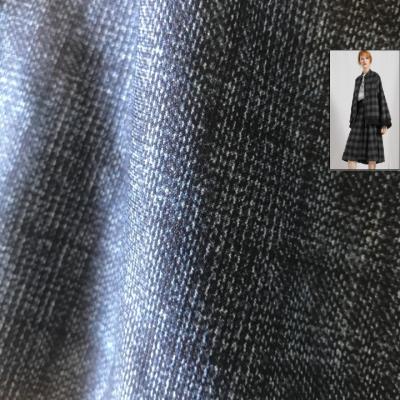 China Custom Heat-Insulation Shaoxing Textile Double Face Knit Two Tone Suit Coat Heavy Material Twill Ponte Roma Fabric for sale