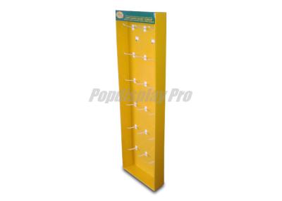 China Free Standing Cardboard Hook Display 18 Hooks Creative Point Of Sale Displays Cardboard for sale