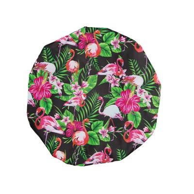 China Customized Wholesale SANITARY Cartoon Bath Cap Custom Print Waterproof Elastic Bathing Caps for sale