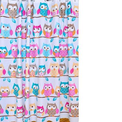 China Animal Stocked Design Shower Curtain Waterproof Luxury Shower Curtain for sale