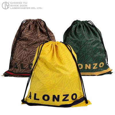 China Custom Sports Drawstring Bag Polyester Fashion Portable Gym Bag Anti-theft Backpack for sale