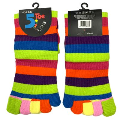 China 2021 Hot Sale Women's QUICK DRY Toe Socks Custom Made High Quality Nylon Acrylic Hands Five Toe Socks for sale