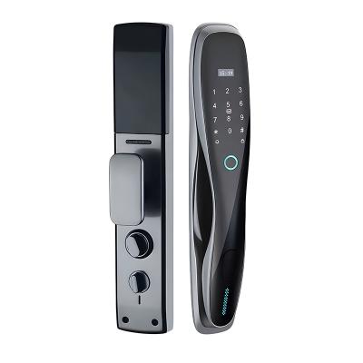 China wifi battery operated door bell fully automatic electronic smart fingerprint door lock for sale