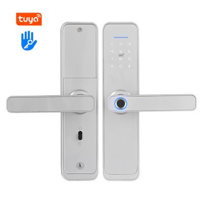 China safe american wooden smart password fingerprint security electronic door lock for sale