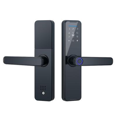 China Muka I05 2022 home electronic biometric smart home door knob locks smart door lock fingerprint door lock for sale