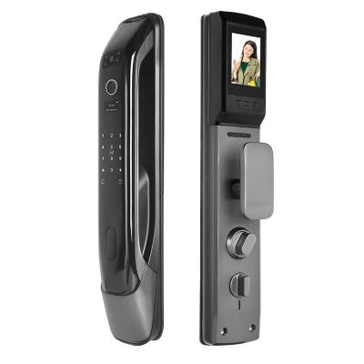 China hotel front door fingerprint camera biometric electric lock wifi app smart door digital lock for sale