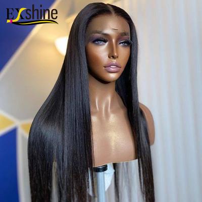 China Silky Straight Raw Wave 150% 180%Density Preplucked Hd Lace Wig, Human Hair Hd Lace Wig, Long Mink Lace Front Human Hair Wig Hd Lace Wig for sale