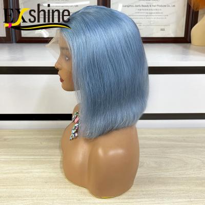 China Pink Gray Turquoise 613 Colored Bob Wig Red Blue Orange Colored Headband Wholesale Silky Straight Long Wave Blonde Brazilian Virgin Hair Wig for sale