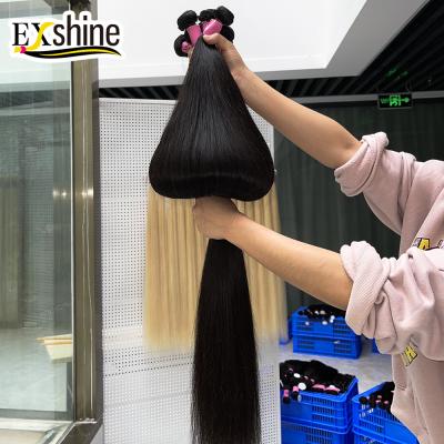 China High Quality Silky Straight Wave Exshine Virgin Remy Hair Product, 50 Inch Grade 9a Malaysian Virgin Hair, Natural Raw Virgin Malaysian Hair Wholesale for sale