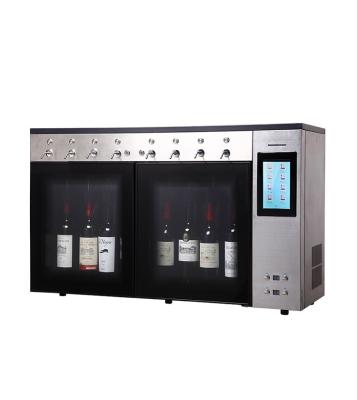 China High quality hotel red wine glass dispenser, desktop automatic wine sampler machine for quantitative output of wine for sale