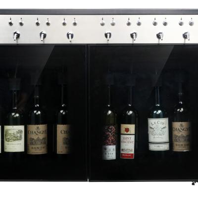 China 8 Bottle Hotel Cooler Dispenser High Quality Red Wine Glass Dispenser for sale