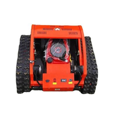 China 2-Stroke Cordless Agriculture Lawn Mowers / Gasoline Remote Control Lawn Mower / Crawler Mower for sale