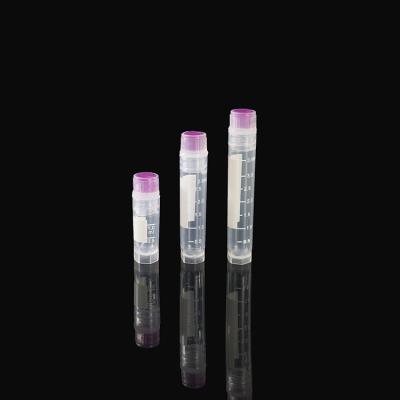 China Freezable at -196 C Hot Selling 1.0ml 2.0ml 3.0ml 4.0ml 5.0ml Cryo Tube with Internal Cap for sale