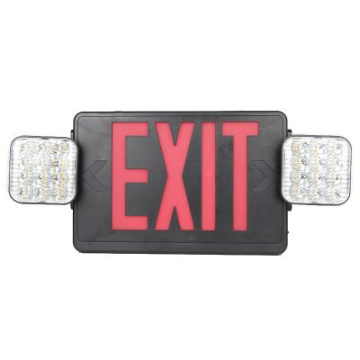 China Household Emergency Lighting Emergency Led Light Emergency Emergency Exit Combo Sign With Rechargeable Battery for sale