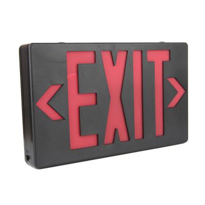 China Commercial Wall Mounted Emergency Black Exit Panel for sale