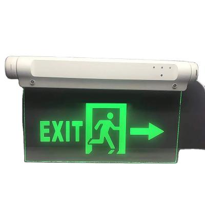 China cheap china price fire safety emergency hanging light led salida exit sign for sale