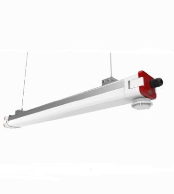 China Led garage/factory/Supermart/warehouse zhaga Dali socket connected triproof frosted ceiling adjustable tri proof led light for sale