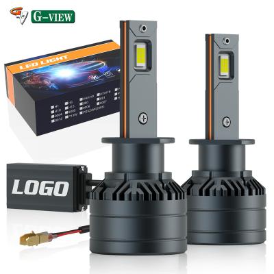 China Gview G15 Mini Size 20000LM High Lumens Led Headlight Bulbs H1 Car Lights Tuning X Stufenheck for sale