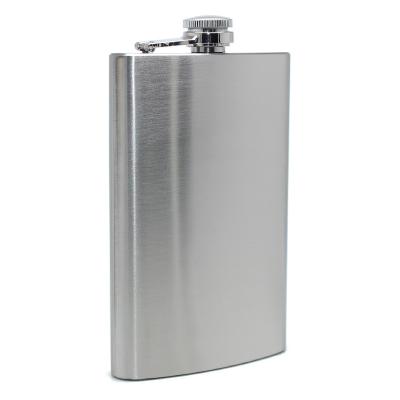 China Wholesale Minimalist 280ml Stainless Steel Pocket Flask Ten Ounce Whiskey Alcohol Jug Bottle 10oz Hip Portable Flask for sale