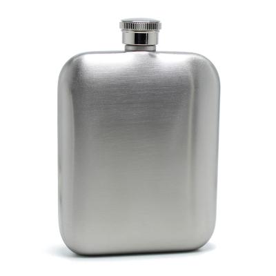 China Novelty 6oz 180ml Creative Hip Flask Stainless Steel Pocket Jug Drinking Gift Party Hip Flask Outdoor Money for sale