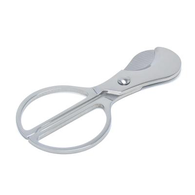 China 2020 New Arrival Portable Stainless Steel Pocket Cigar Cutter Scissors Blade Knife Shears Tool Accessories Cigar Smoking Tool for sale