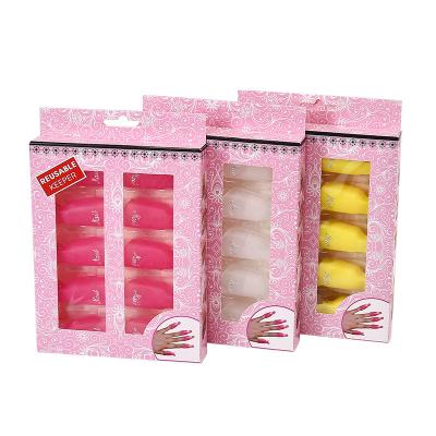 China Factory Wholesale 10pcs/box Reusable Nail Polish Remover Tool Nail Soak Off Clips for sale