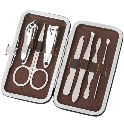 China 7 in 1 Stainless Steel Professional Pedicure Nail Scissors Grooming Kit for Nail Care for sale