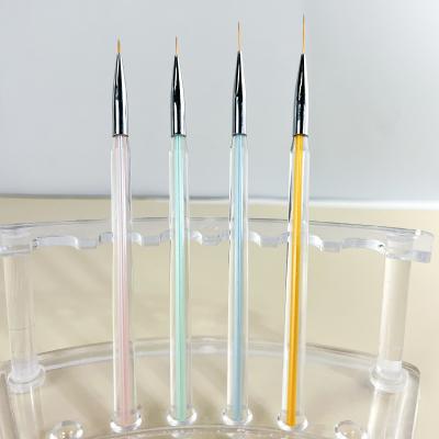 China 2023 Wholesale New Manicure Brush Nail Gel Painting Pen Nail Art Liner Brushes For Nails for sale