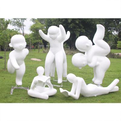 China Waterproof/Waterproof/High Temperature Resistant/Tips 10 Years Custom Products Garden Landscape Character Model Children's Fiberglass Sculpture for sale