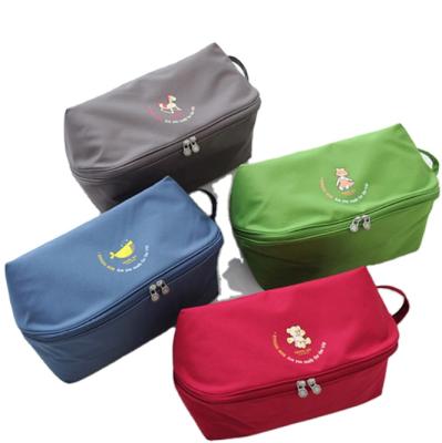 China Fashion Fashion Travel Bra Storage Bag Lingerie Bra Bag With Zipper for sale