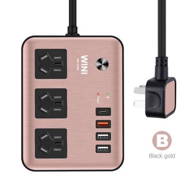 China New Arrival 10A Touch Switch New Arrival 10A NC Mini Plug Usb Charger Standard NC Extension Socket Insert Electric 2022 Socket for sale