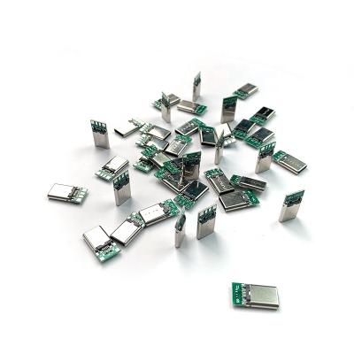 China PCB Factory Price 16 Pin Pin USB 3.0 USB C Male Type-C Connector Plug 16 Pin For Fast Charging Wire for sale