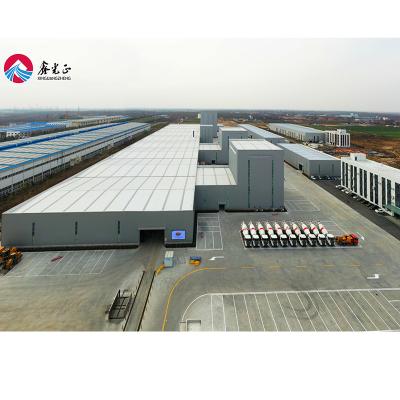 China Steel Structure Design And Installation Prefab Steel Workshop Long-Span Steel Factory Factory Building for sale