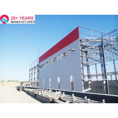 China Prefabricated Steel Advanced Steel Structure 2-Floor Apartment Building Structure for sale