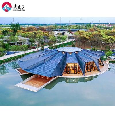 China Modern Cost Effective Prefab Metal Alloy Structure Factory Logistics Hall for sale