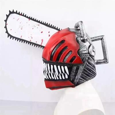 China Anime Chainsaw Man Full Realistic Denji Pochita Horror Head Halloween Costume Cosplay Party Props Hy-00200 for sale