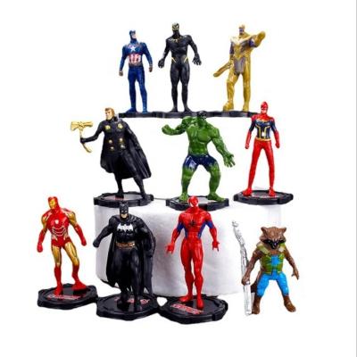 China PVC Hero Toy Action Figures Cake Decoration PVC Figures Collectible Model Toys for sale