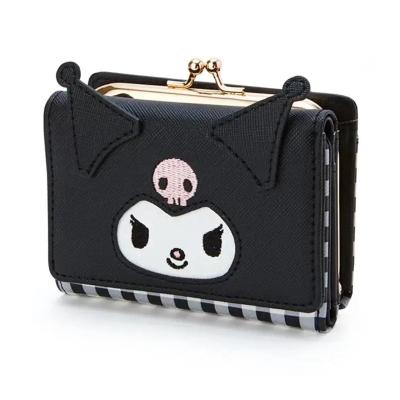 China Cute PU Zipper Cartoon Series Yugui Dog Kulomi Purse Cartoon Wallet Buckle Card Bag Short Style Leather Wallet for sale