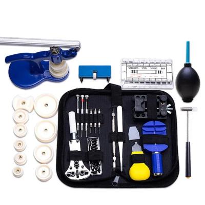 China 406 Pcs Multifunctional Watch Repair Tool Kit With Dust Fan Watchmaker Watch Case Closer And Strap Pin Battery Cover Hy 0019000 for sale